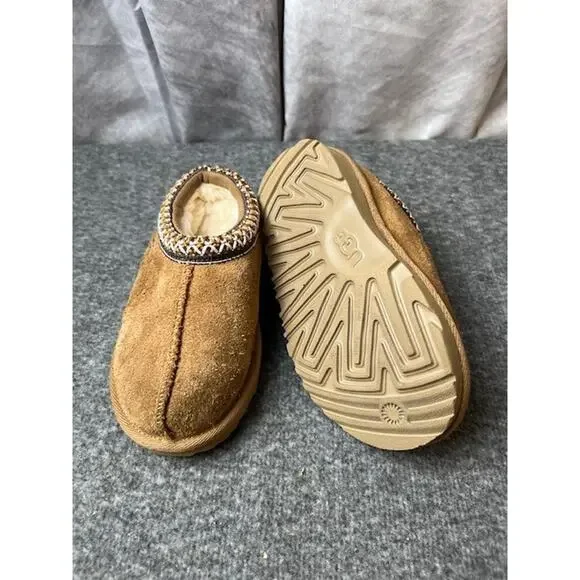 UGG Toddlers Tasman II Chestnut Brown Slippers Size 9 S/N 1019066T - Picture 6 of 8